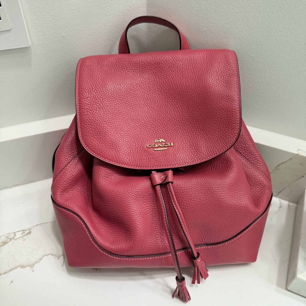 NEW Coach Elle backpack in Rosewood pink